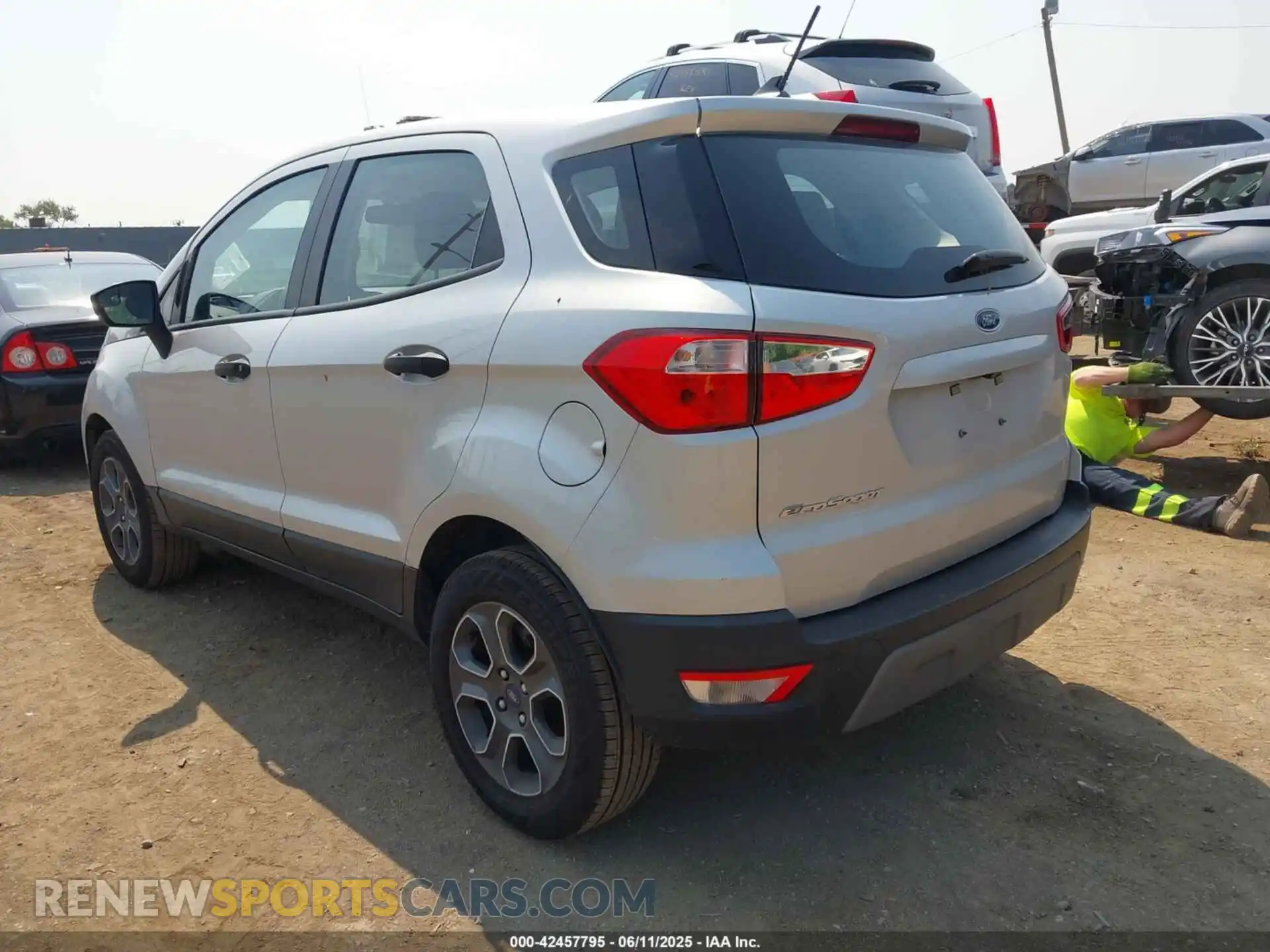 3 fotografías del automóvil dañado MAJ3S2FE6MC417302 FORD ECOSPORT 2021