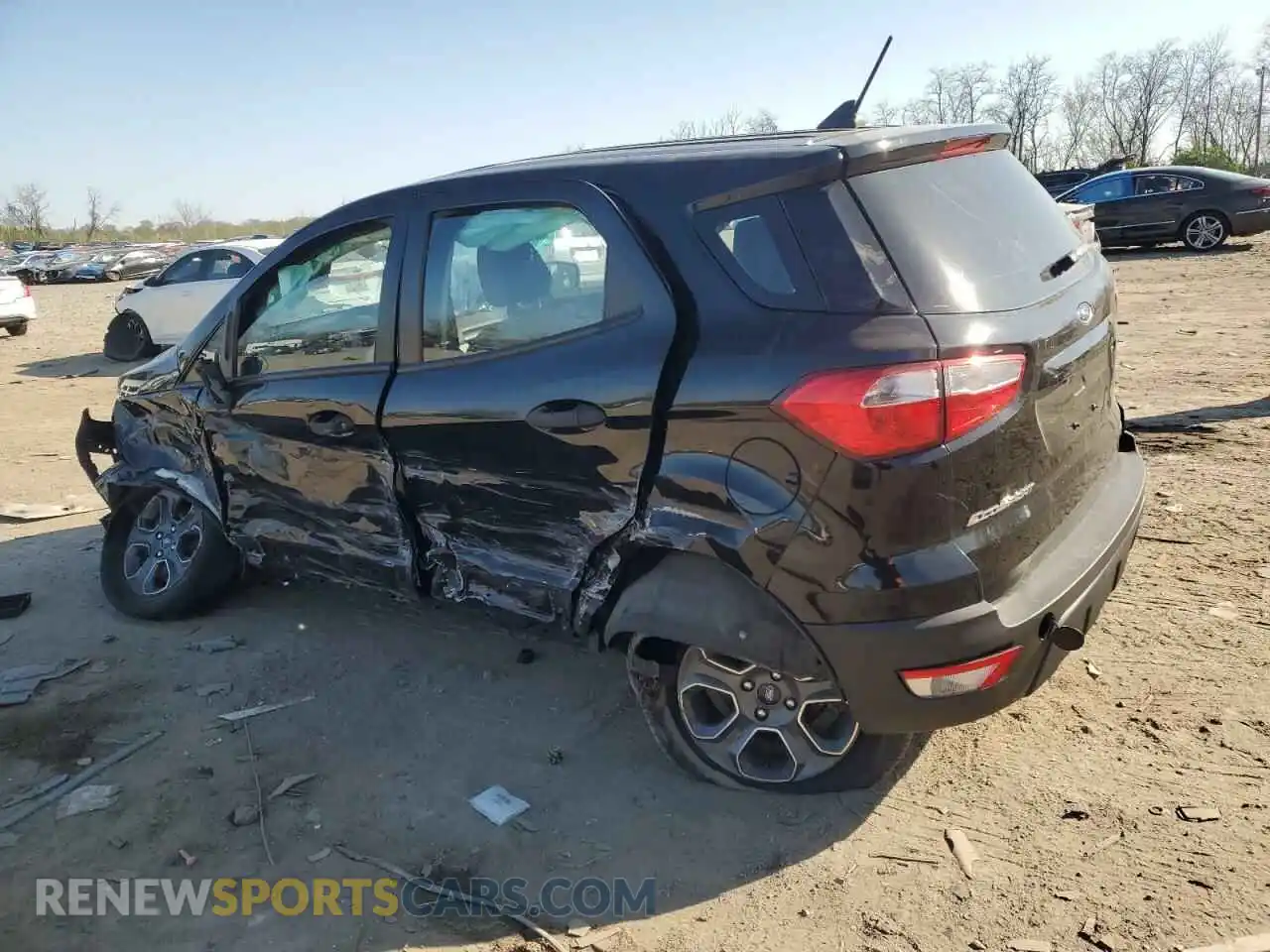 2 fotografías del automóvil dañado MAJ3S2FE7MC399215 FORD ECOSPORT 2021