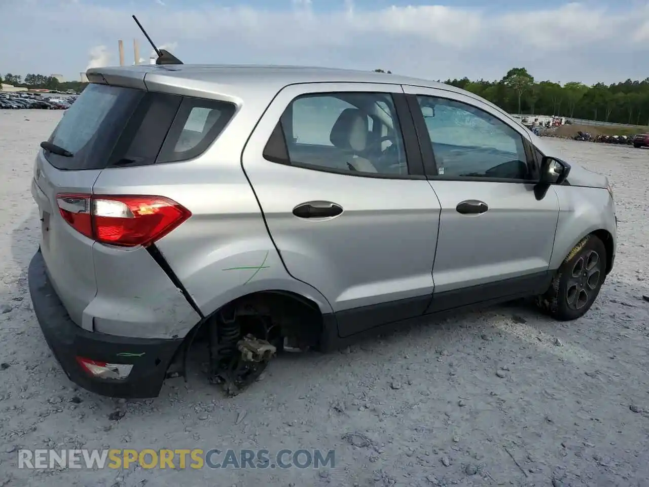 3 fotografías del automóvil dañado MAJ3S2FE7MC402629 FORD ECOSPORT 2021