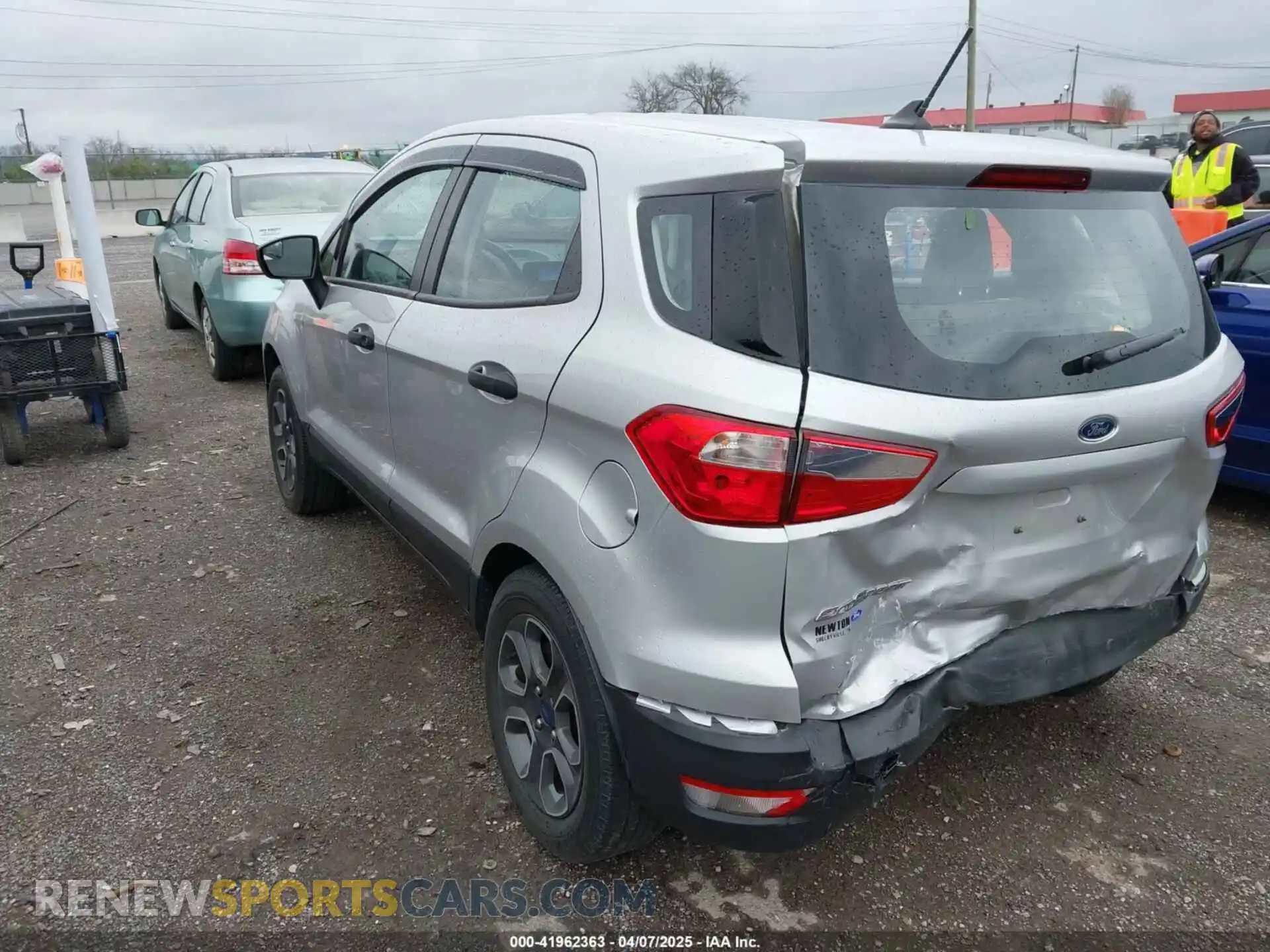 3 Photograph of a damaged car MAJ3S2FE7MC444802 FORD ECOSPORT 2021