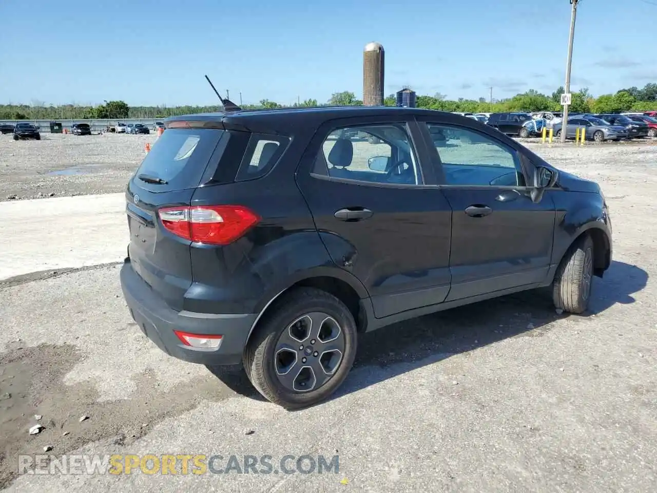 3 fotografías del automóvil dañado MAJ3S2FE7MC447280 FORD ECOSPORT 2021