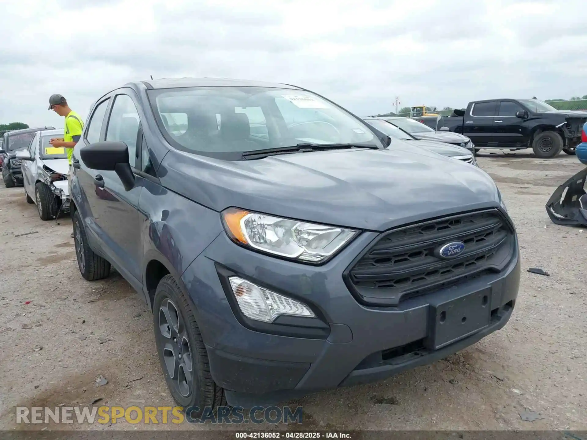 1 fotografías del automóvil dañado MAJ3S2FE7MC450597 FORD ECOSPORT 2021