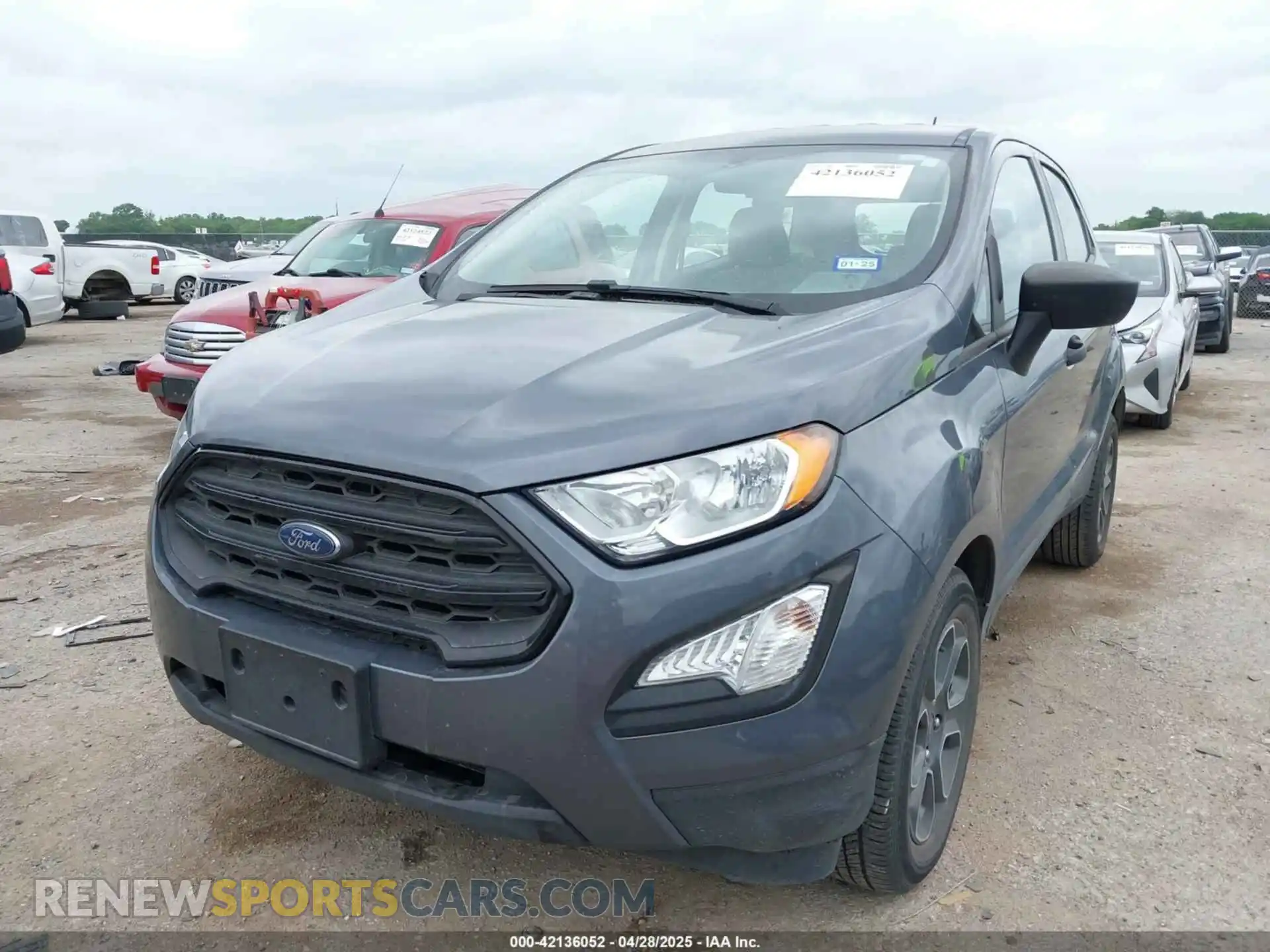 2 fotografías del automóvil dañado MAJ3S2FE7MC450597 FORD ECOSPORT 2021