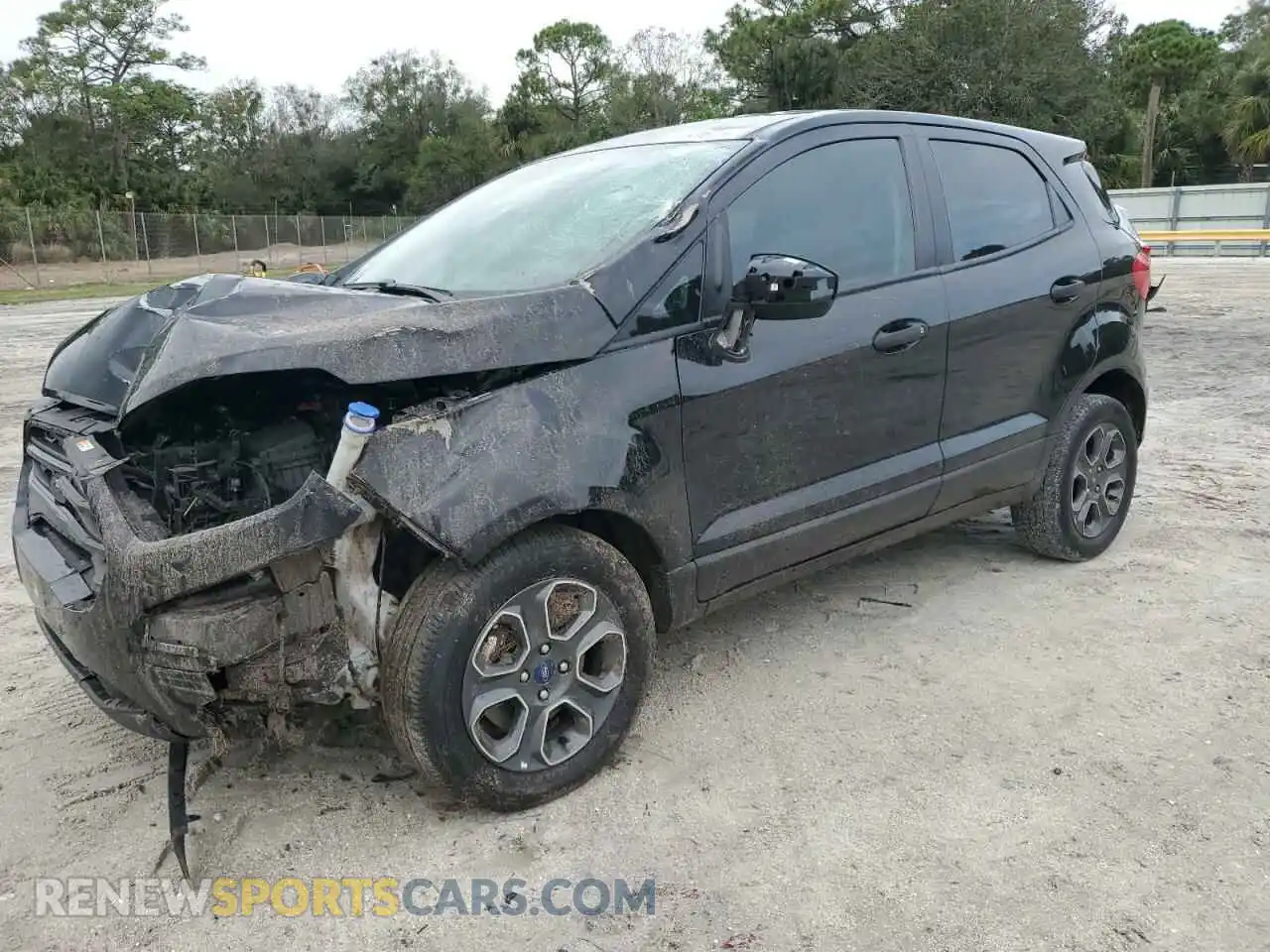 1 Photograph of a damaged car MAJ3S2FE9MC450696 FORD ECOSPORT 2021