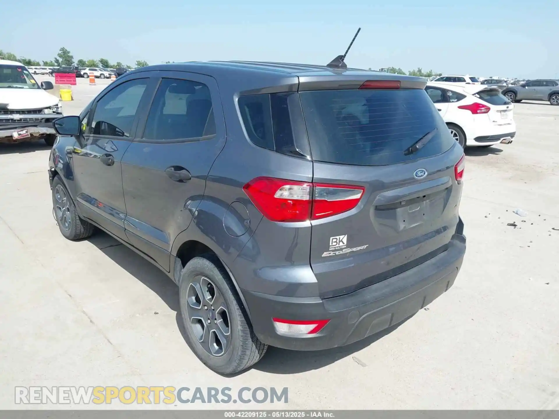 3 fotografías del automóvil dañado MAJ3S2FE9MC452321 FORD ECOSPORT 2021