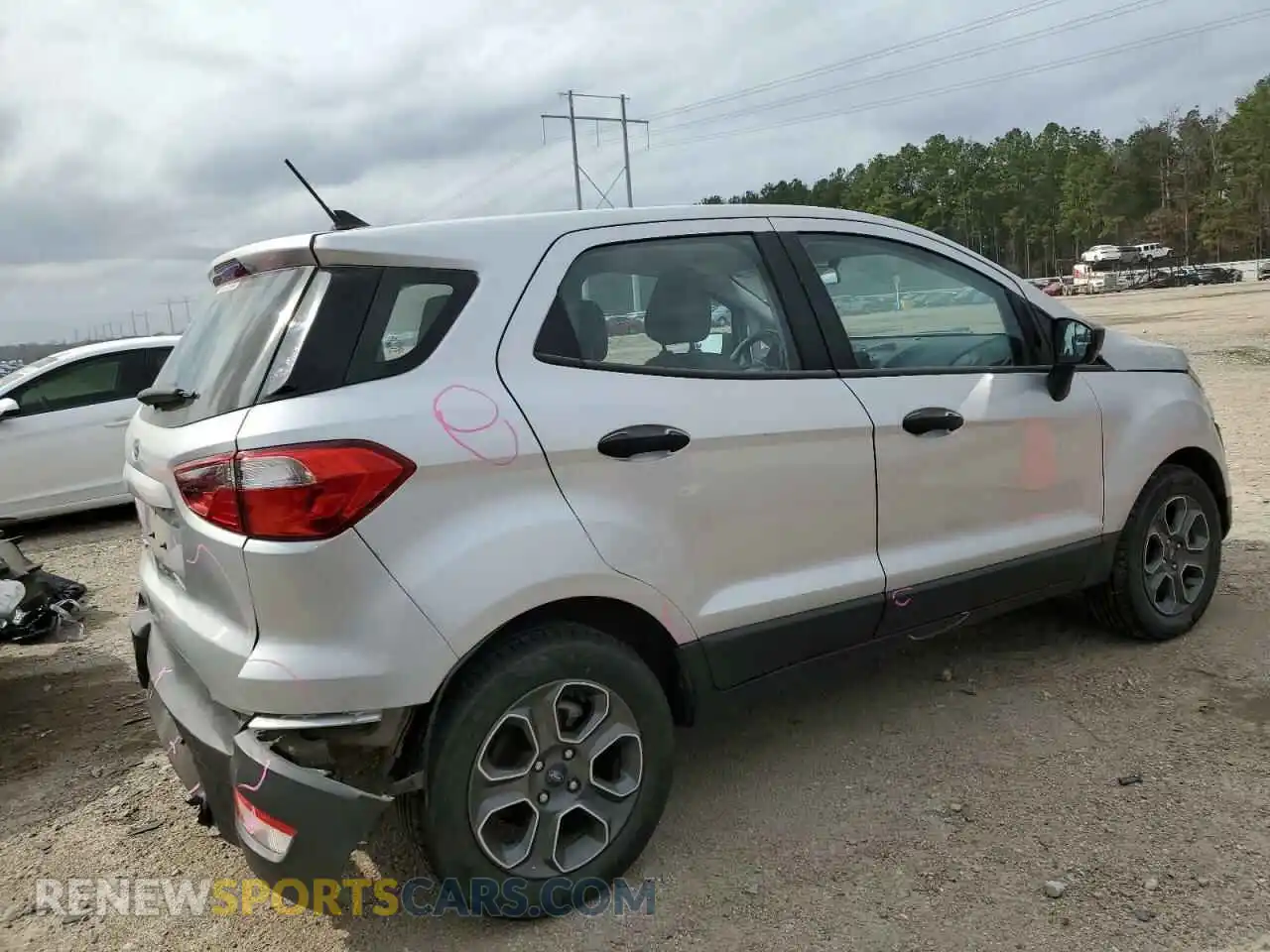 3 Photograph of a damaged car MAJ3S2FEXMC396230 FORD ECOSPORT 2021