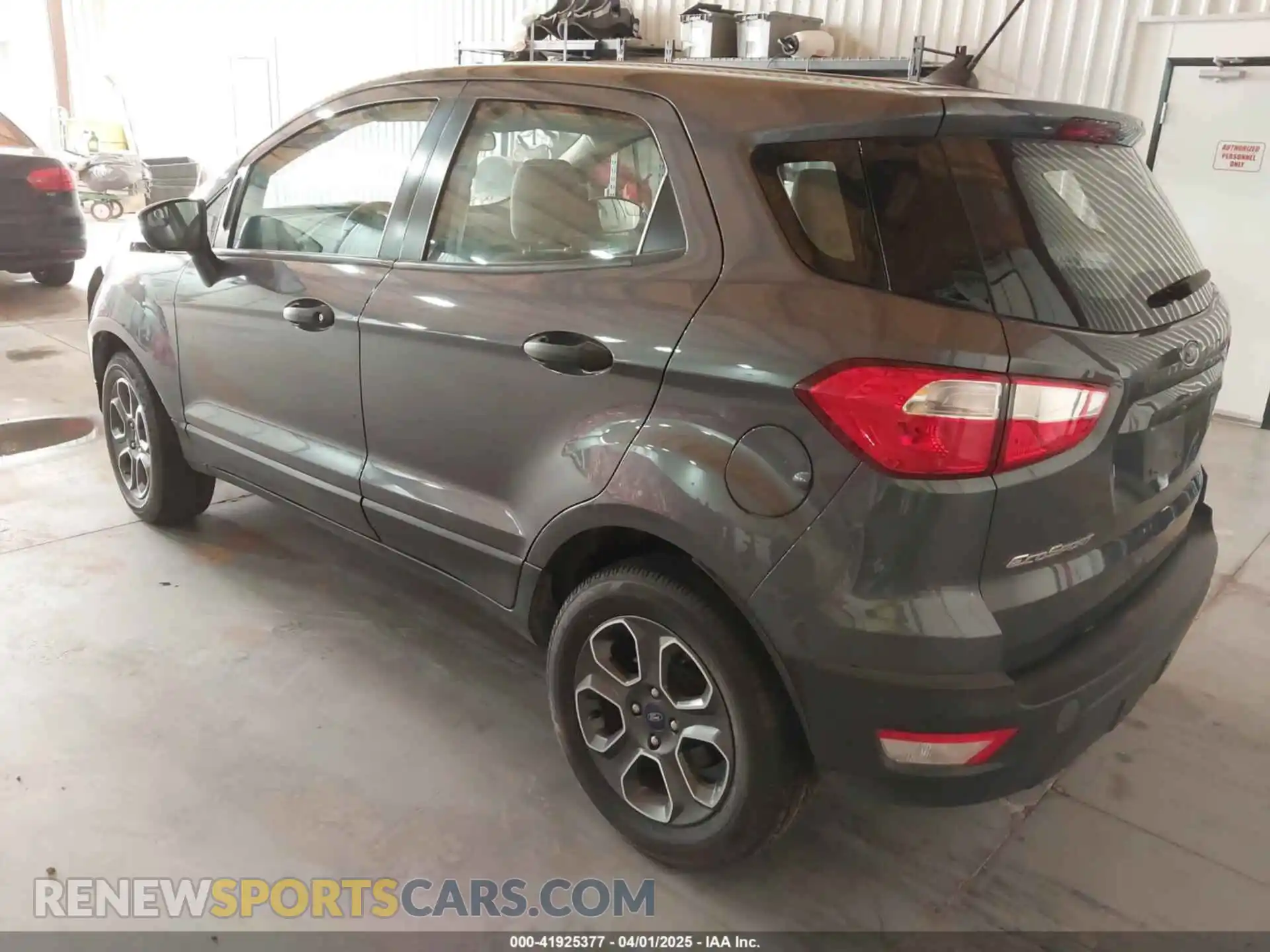 3 Photograph of a damaged car MAJ3S2FEXMC455809 FORD ECOSPORT 2021