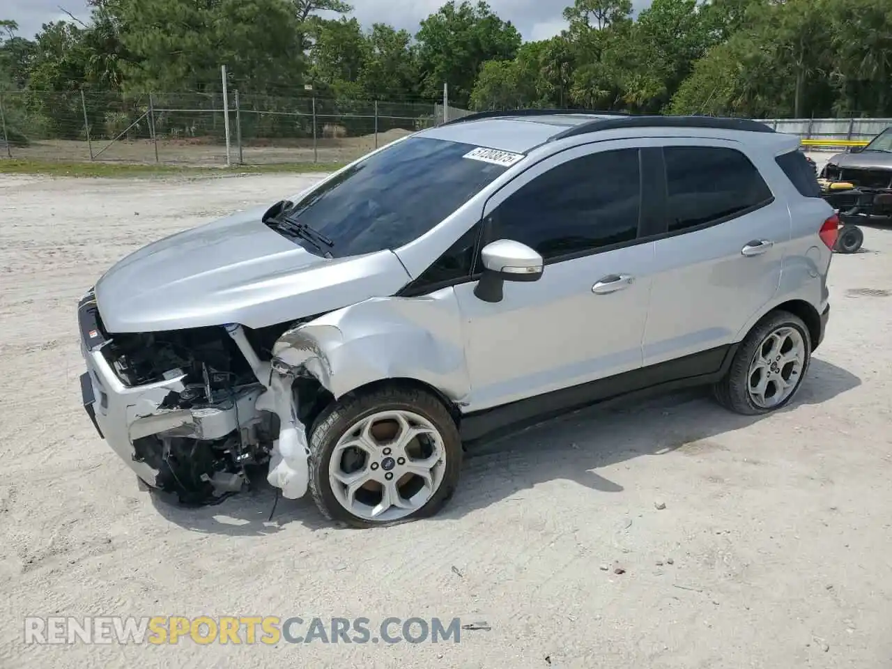 1 fotografías del automóvil dañado MAJ3S2GE0MC453081 FORD ECOSPORT 2021