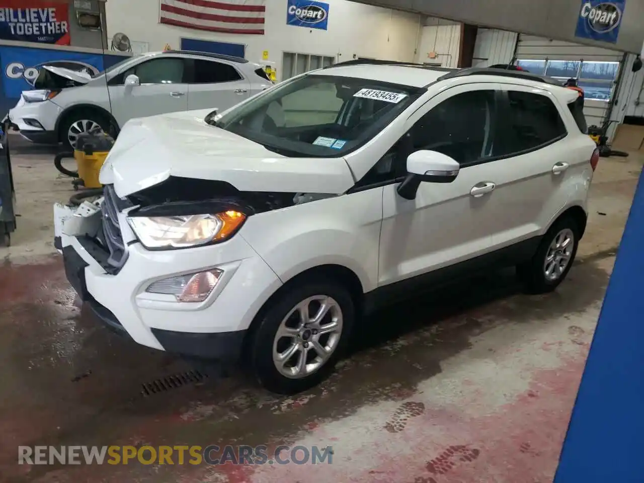 1 Photograph of a damaged car MAJ3S2GE1MC408652 FORD ECOSPORT 2021