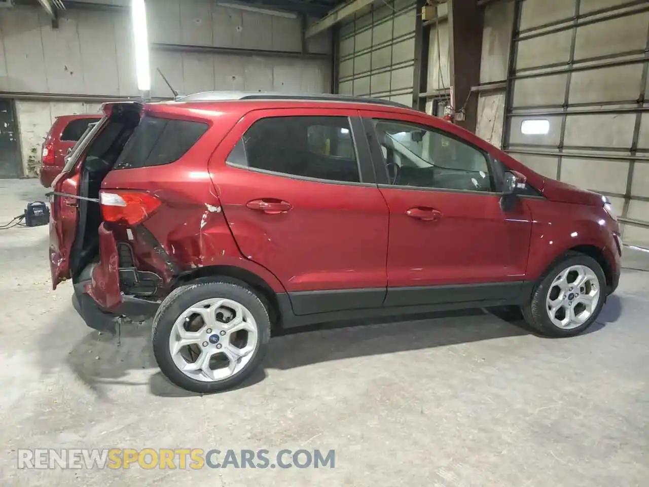 3 fotografías del automóvil dañado MAJ3S2GE1MC436970 FORD ECOSPORT 2021