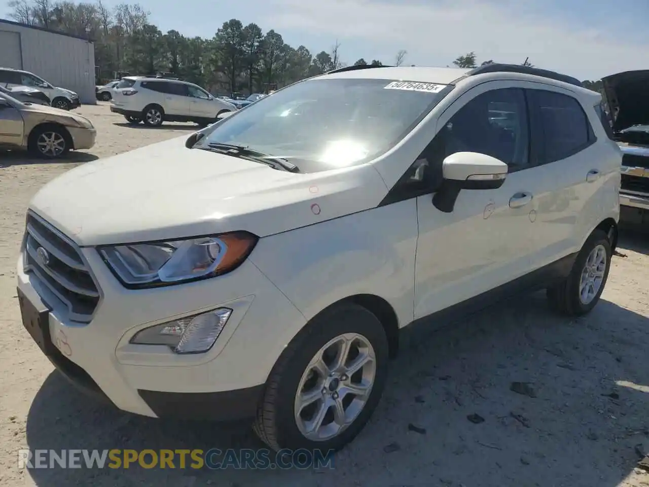 1 fotografías del automóvil dañado MAJ3S2GE1MC437827 FORD ECOSPORT 2021