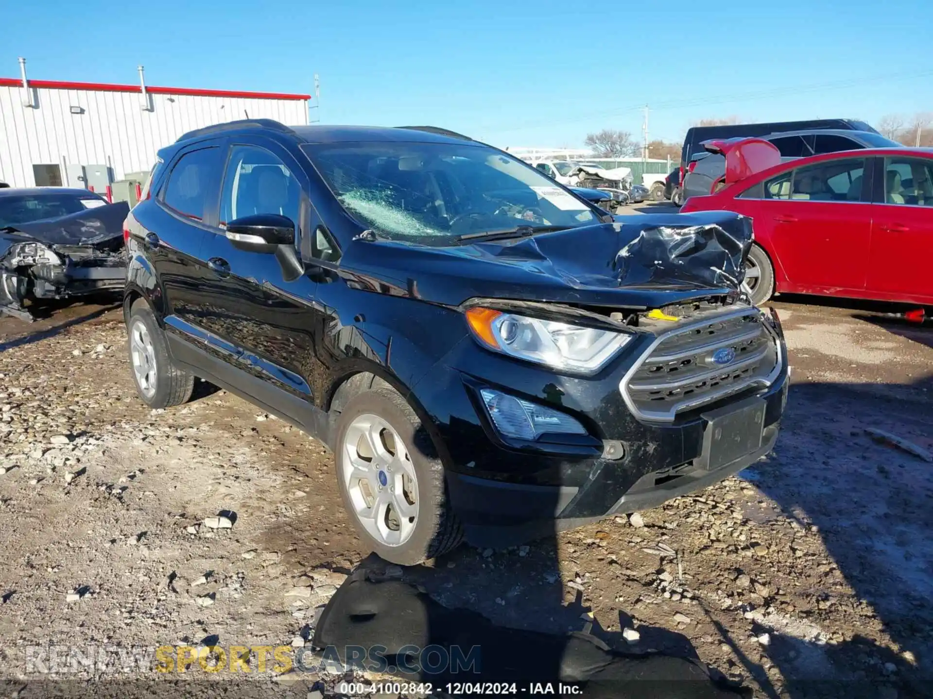 1 fotografías del automóvil dañado MAJ3S2GE1MC442350 FORD ECOSPORT 2021
