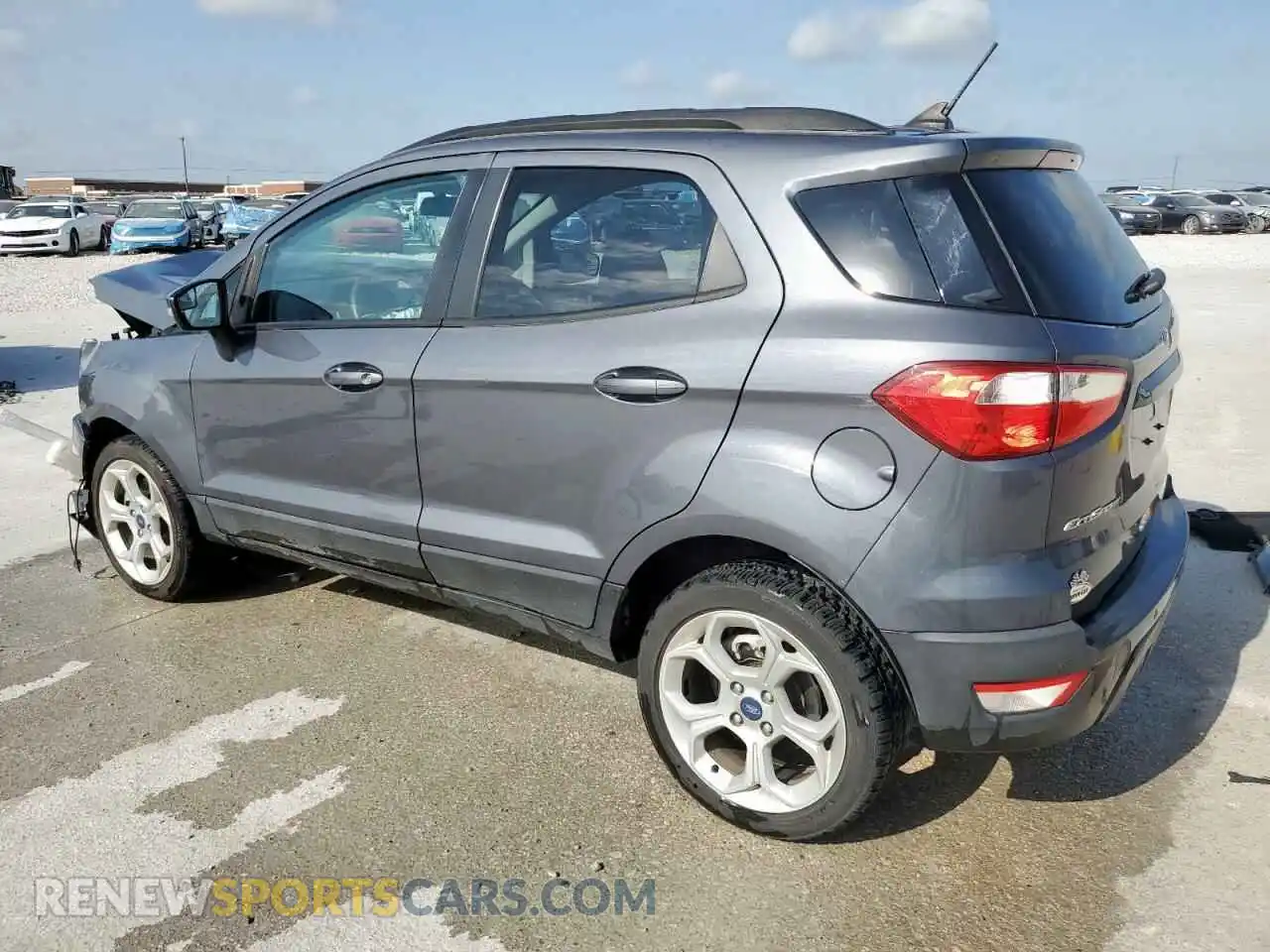 2 fotografías del automóvil dañado MAJ3S2GE1MC445166 FORD ECOSPORT 2021