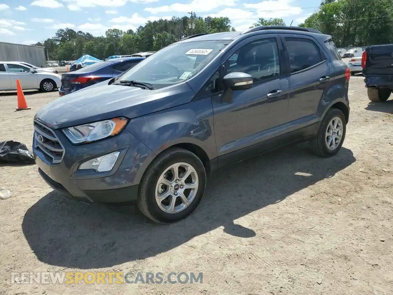 1 fotografías del automóvil dañado MAJ3S2GE2MC439652 FORD ECOSPORT 2021
