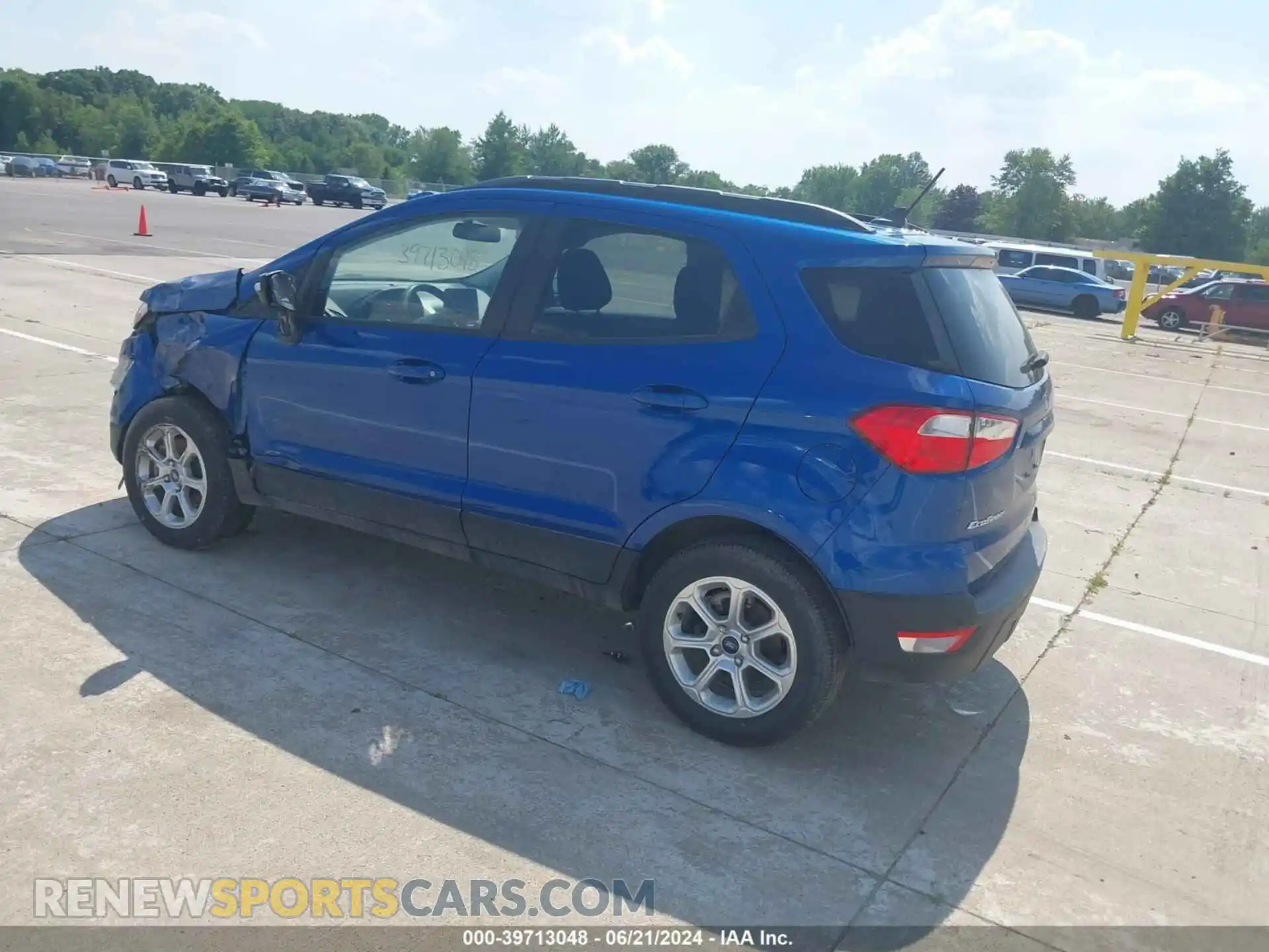 3 Photograph of a damaged car MAJ3S2GE2MC450148 FORD ECOSPORT 2021