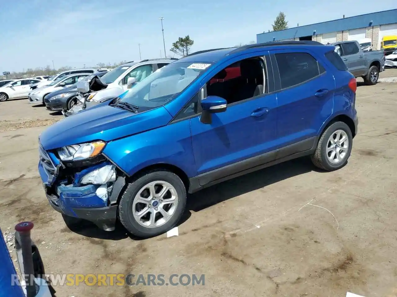 1 fotografías del automóvil dañado MAJ3S2GE3MC427588 FORD ECOSPORT 2021