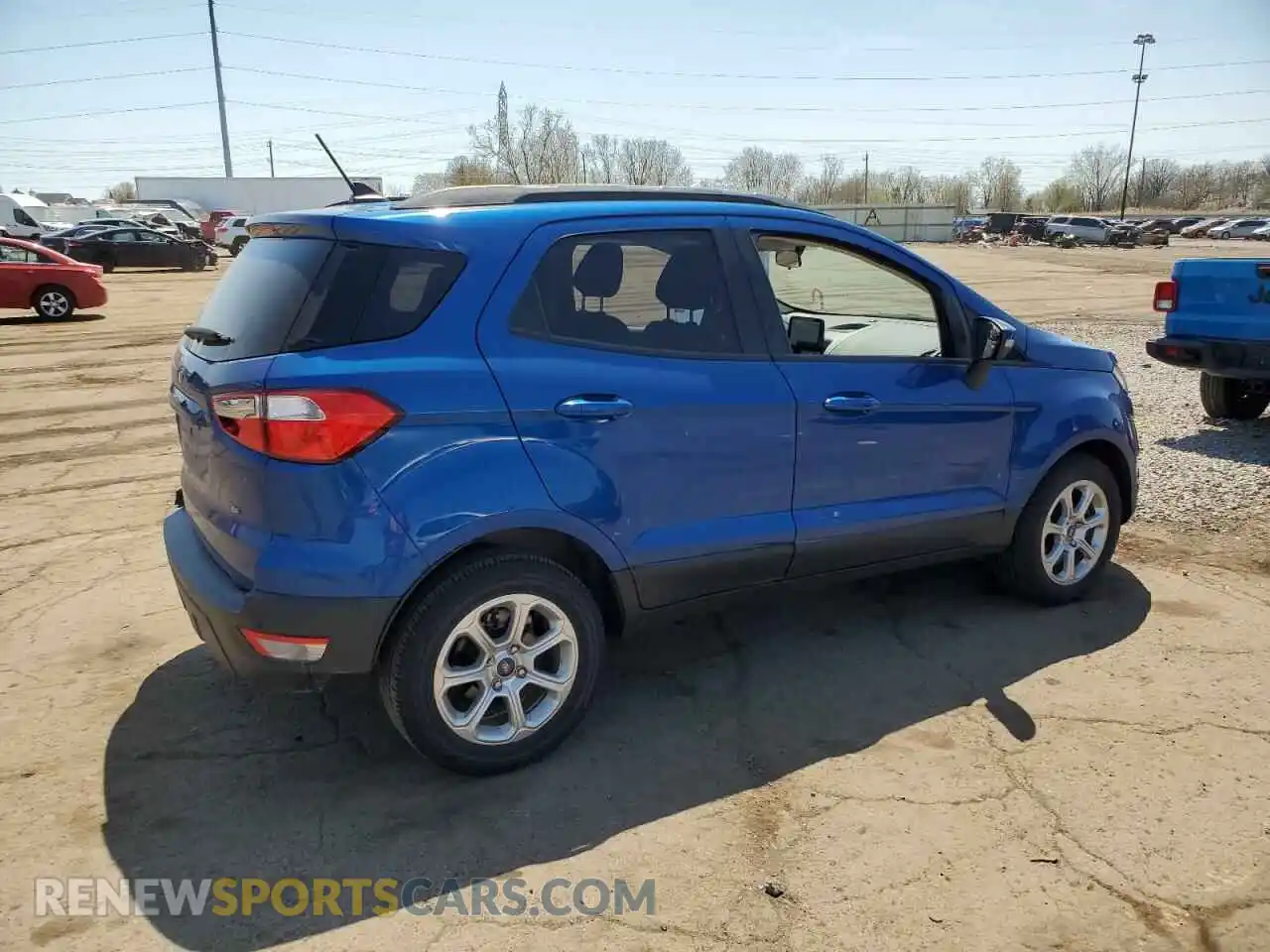 3 fotografías del automóvil dañado MAJ3S2GE3MC427588 FORD ECOSPORT 2021