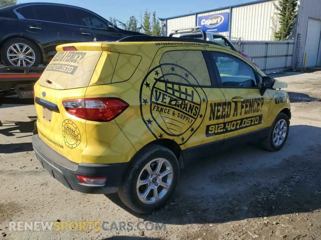 3 fotografías del automóvil dañado MAJ3S2GE5MC395467 FORD ECOSPORT 2021