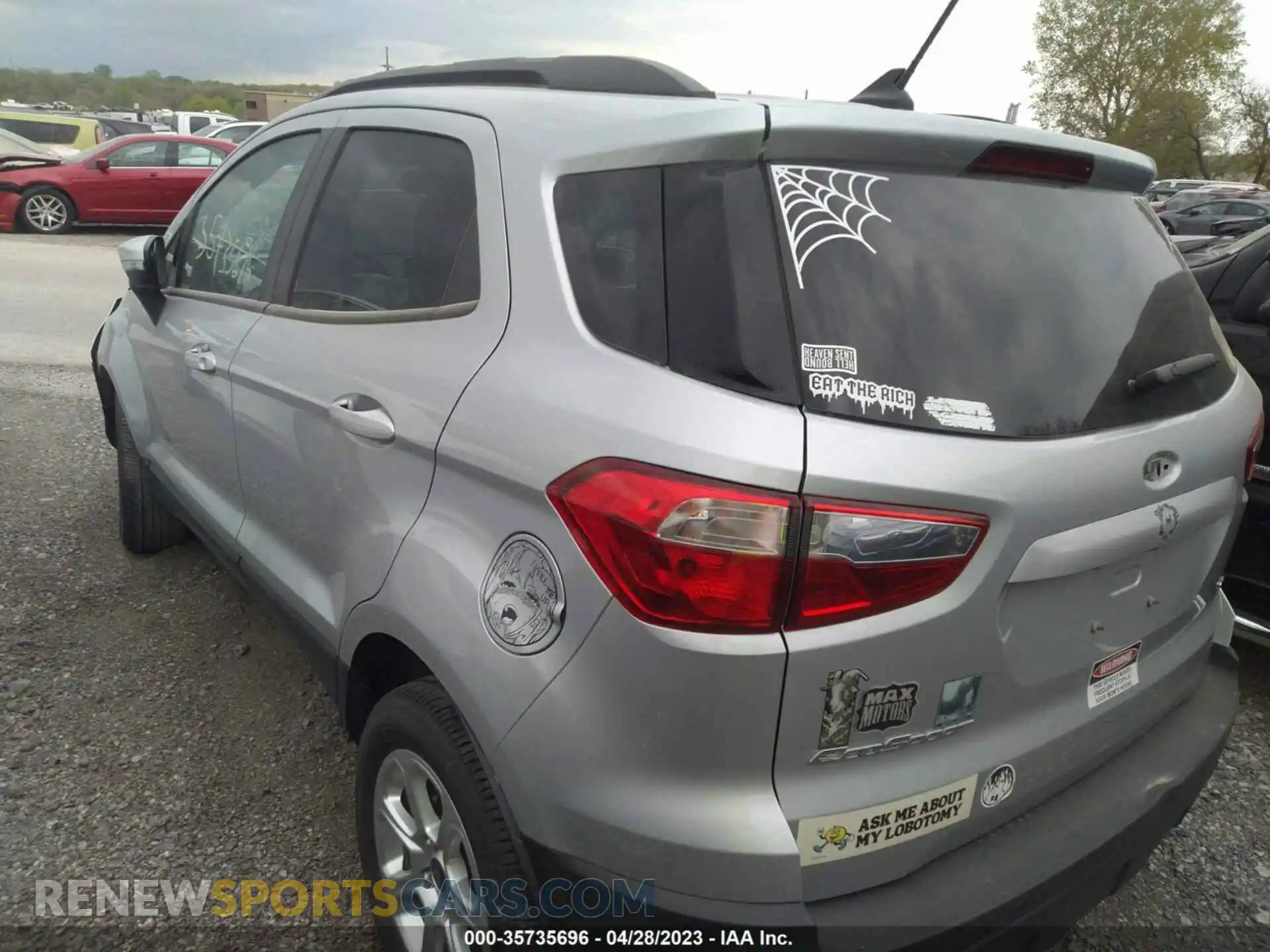 3 fotografías del automóvil dañado MAJ3S2GE6MC400918 FORD ECOSPORT 2021