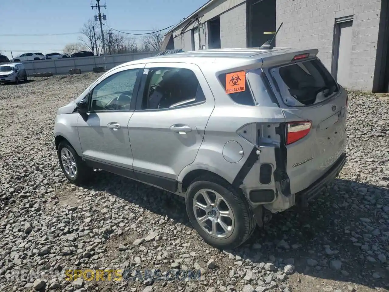 2 Photograph of a damaged car MAJ3S2GE6MC426435 FORD ECOSPORT 2021