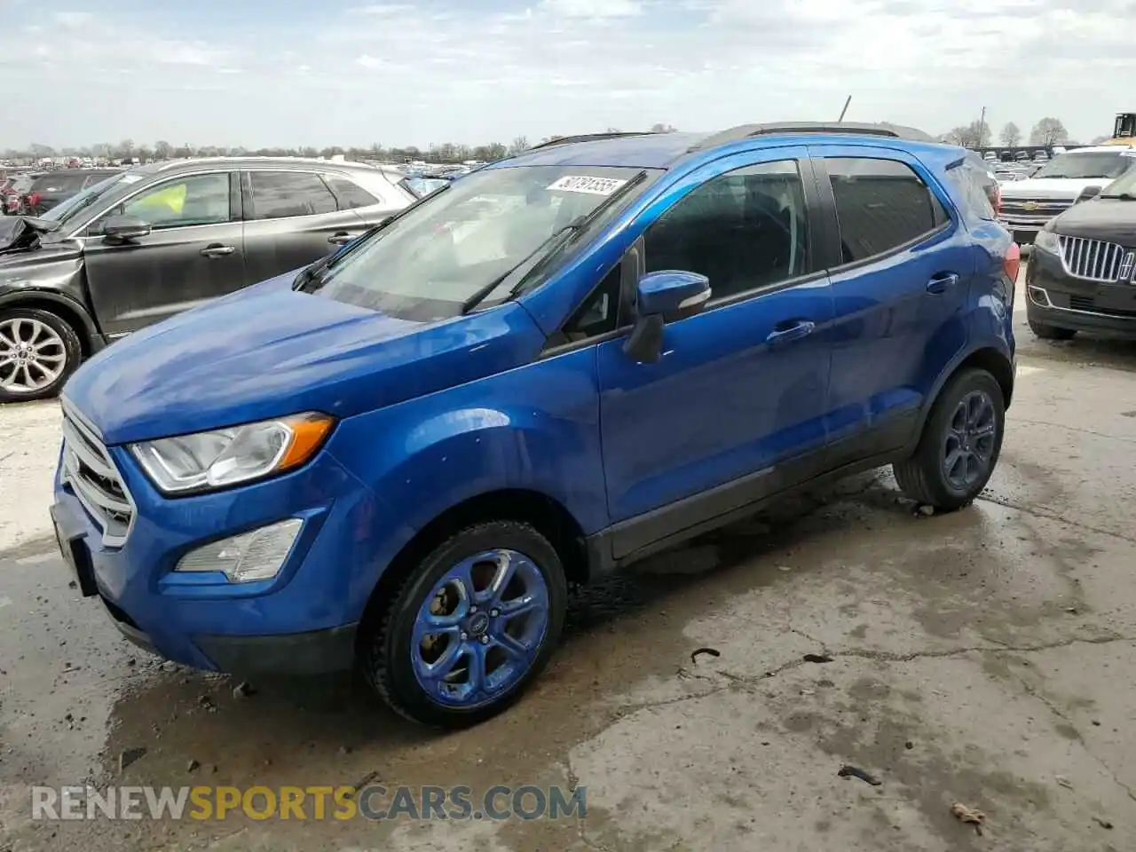 1 fotografías del automóvil dañado MAJ3S2GE8MC395768 FORD ECOSPORT 2021