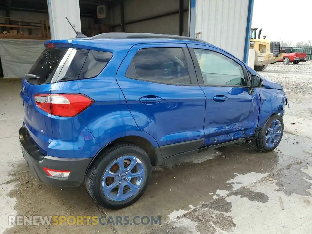 3 fotografías del automóvil dañado MAJ3S2GE8MC395768 FORD ECOSPORT 2021