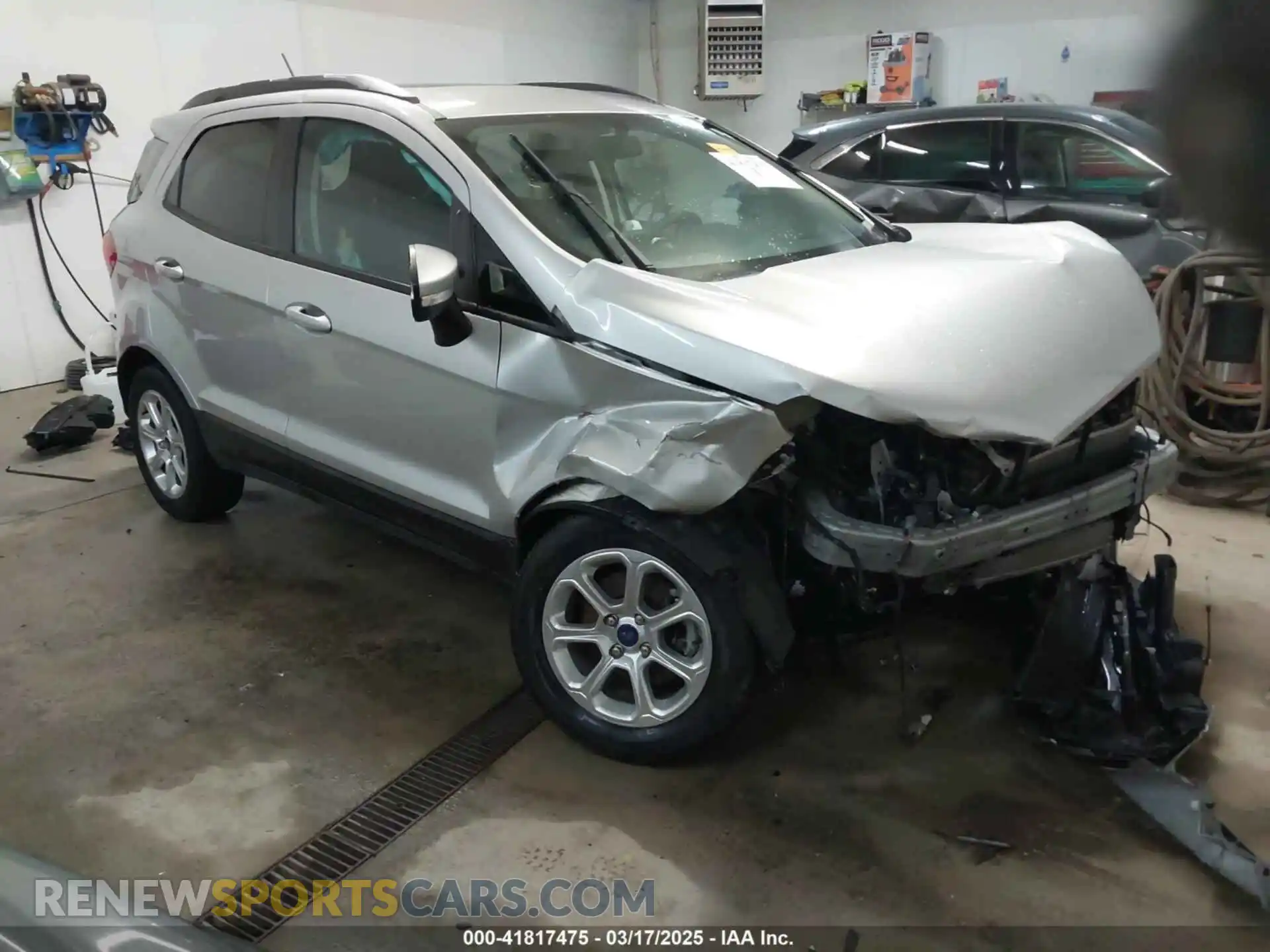 1 fotografías del automóvil dañado MAJ3S2GE9MC441446 FORD ECOSPORT 2021