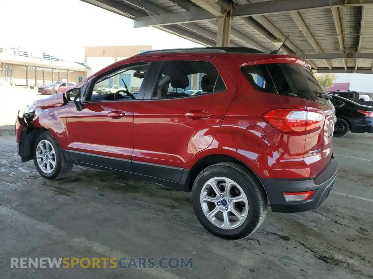 2 fotografías del automóvil dañado MAJ3S2GE9MC446498 FORD ECOSPORT 2021