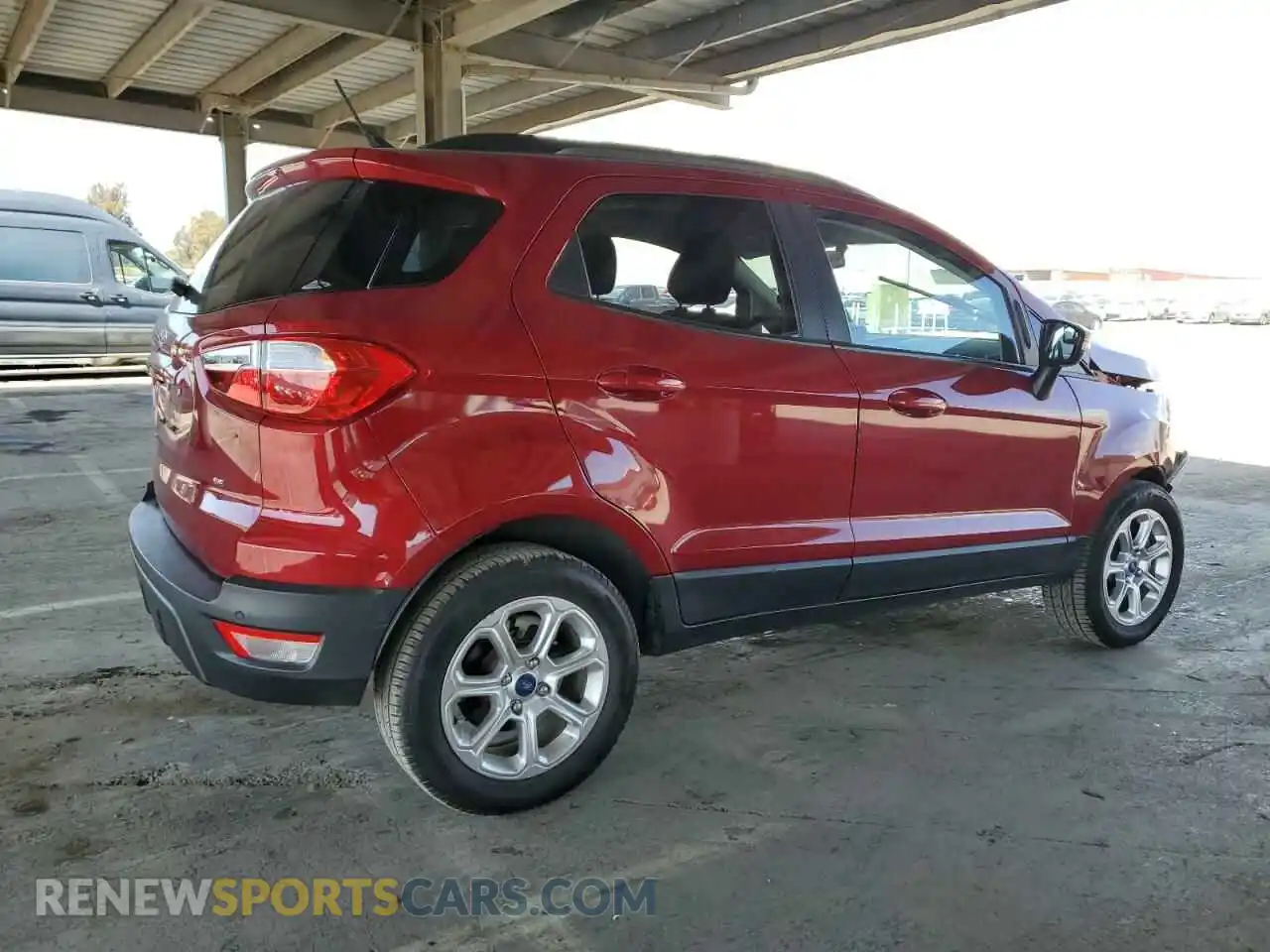 3 fotografías del automóvil dañado MAJ3S2GE9MC446498 FORD ECOSPORT 2021