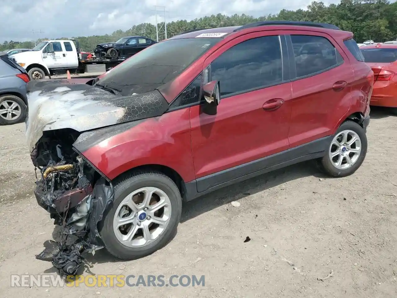 1 fotografías del automóvil dañado MAJ3S2GE9MC449479 FORD ECOSPORT 2021