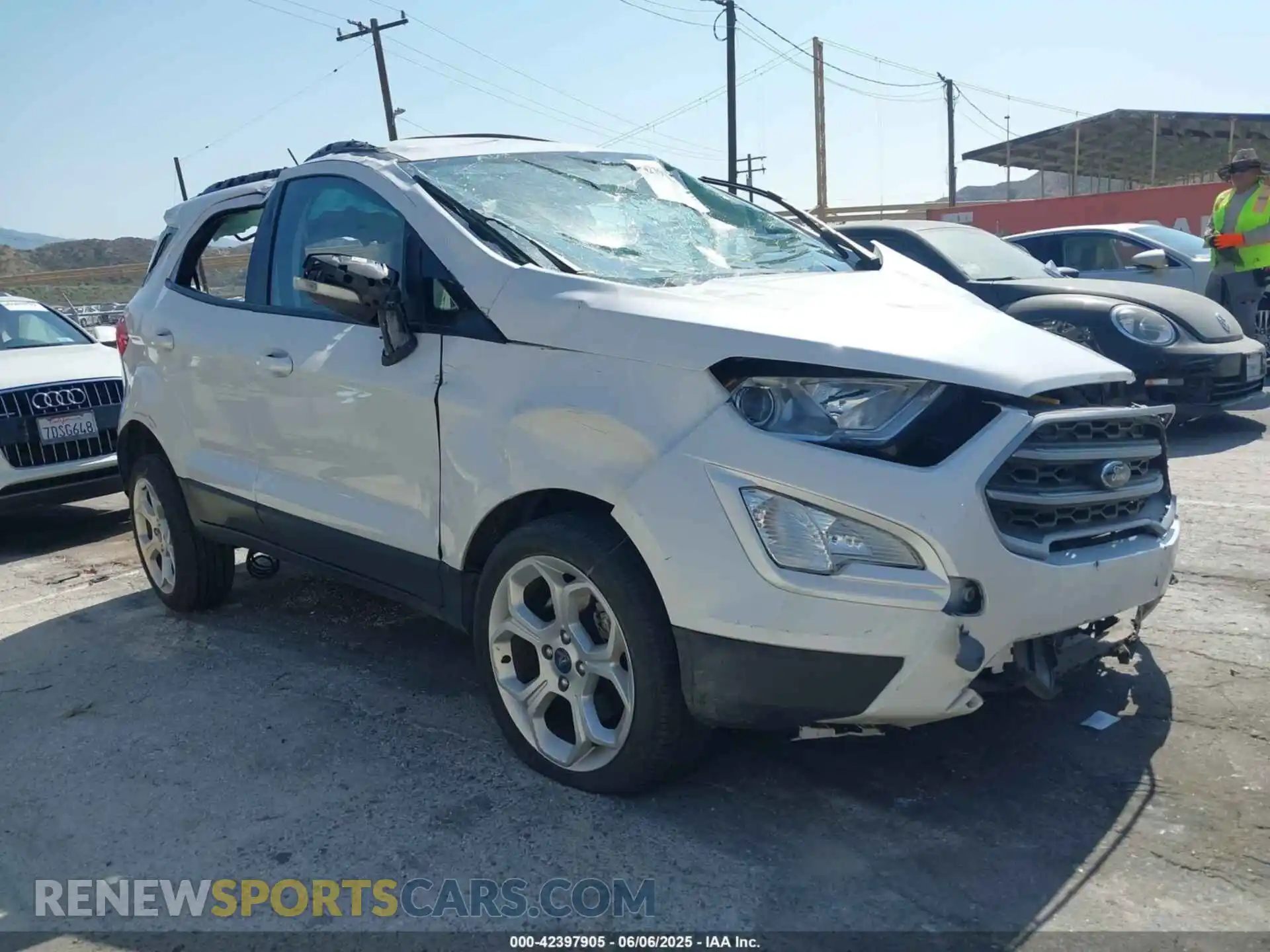 1 fotografías del automóvil dañado MAJ3S2GEXMC408021 FORD ECOSPORT 2021