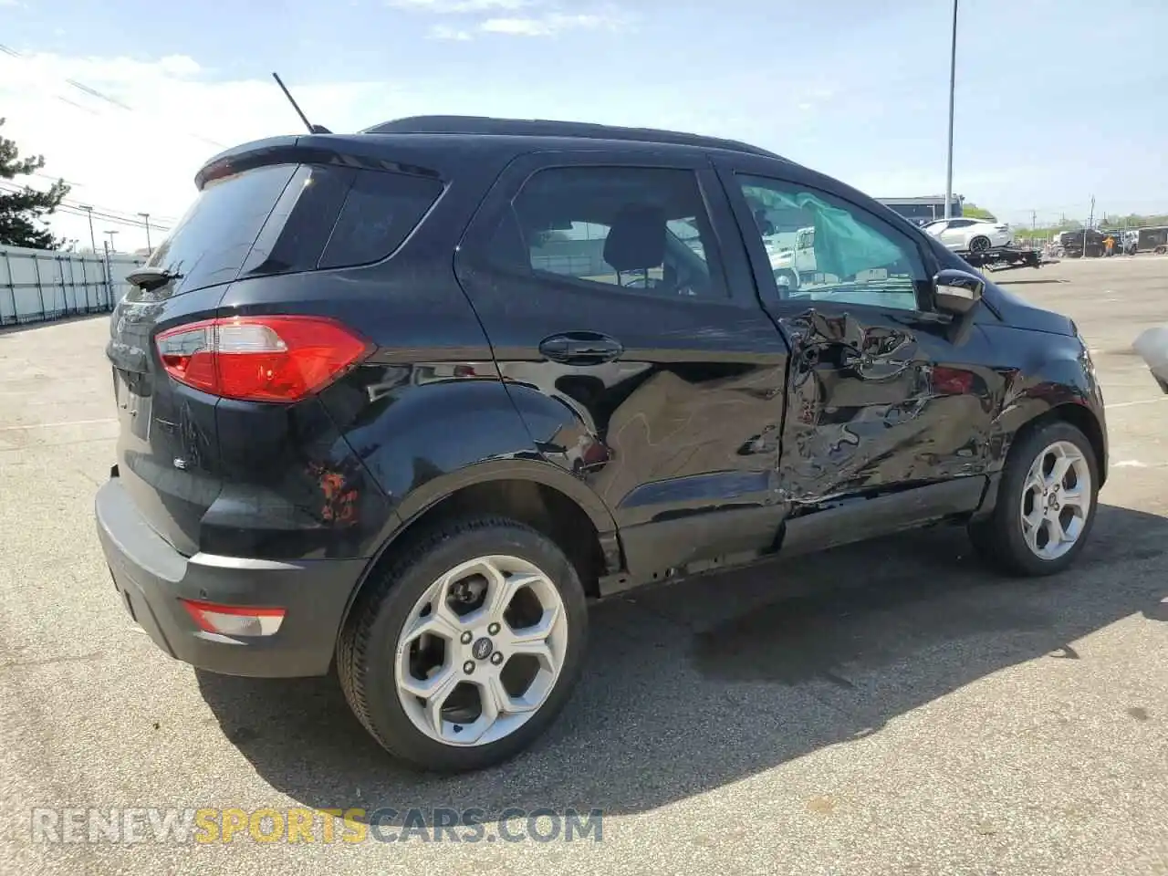 3 fotografías del automóvil dañado MAJ3S2GEXMC425577 FORD ECOSPORT 2021