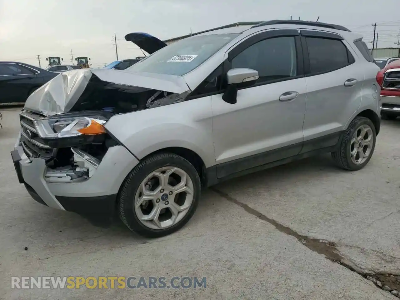 1 fotografías del automóvil dañado MAJ3S2GEXMC437938 FORD ECOSPORT 2021