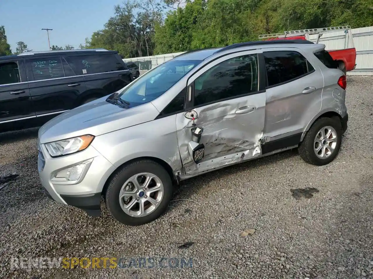 1 fotografías del automóvil dañado MAJ3S2GEXMC449698 FORD ECOSPORT 2021
