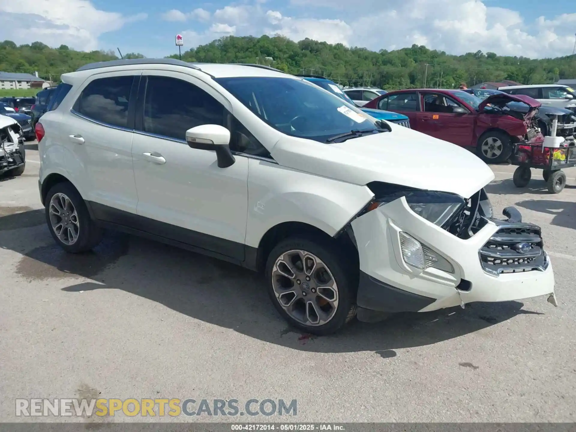 1 fotografías del automóvil dañado MAJ3S2KE3MC400477 FORD ECOSPORT 2021