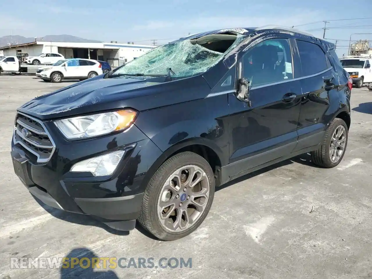 1 fotografías del automóvil dañado MAJ3S2KE5MC452578 FORD ECOSPORT 2021