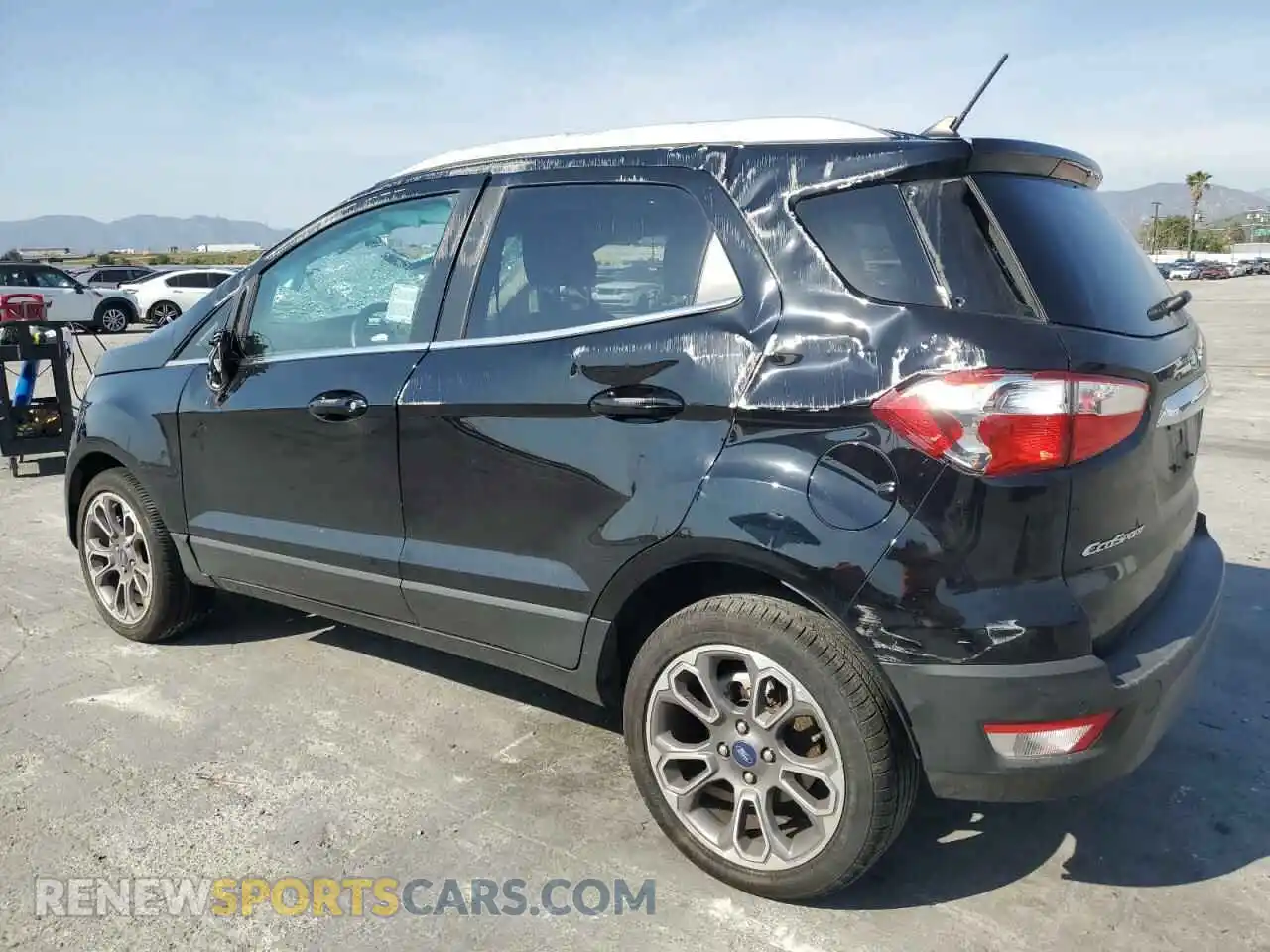 2 fotografías del automóvil dañado MAJ3S2KE5MC452578 FORD ECOSPORT 2021