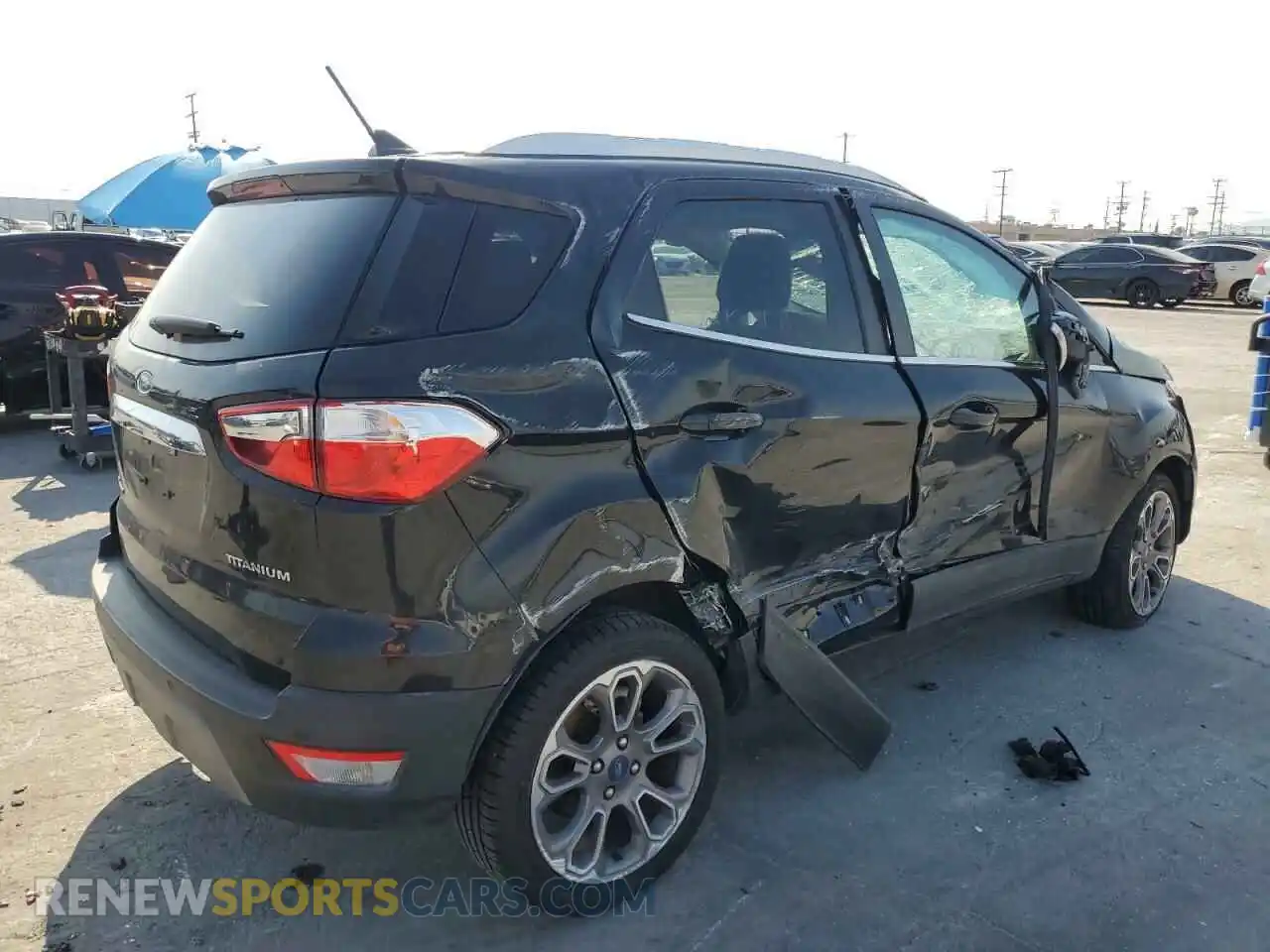 3 fotografías del automóvil dañado MAJ3S2KE5MC452578 FORD ECOSPORT 2021