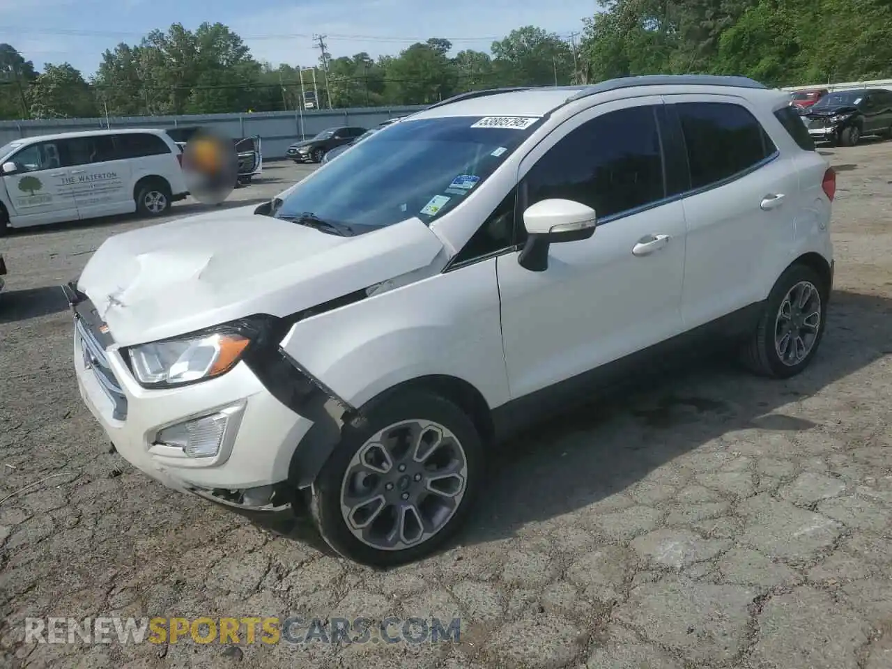 1 fotografías del automóvil dañado MAJ3S2KE9MC439929 FORD ECOSPORT 2021