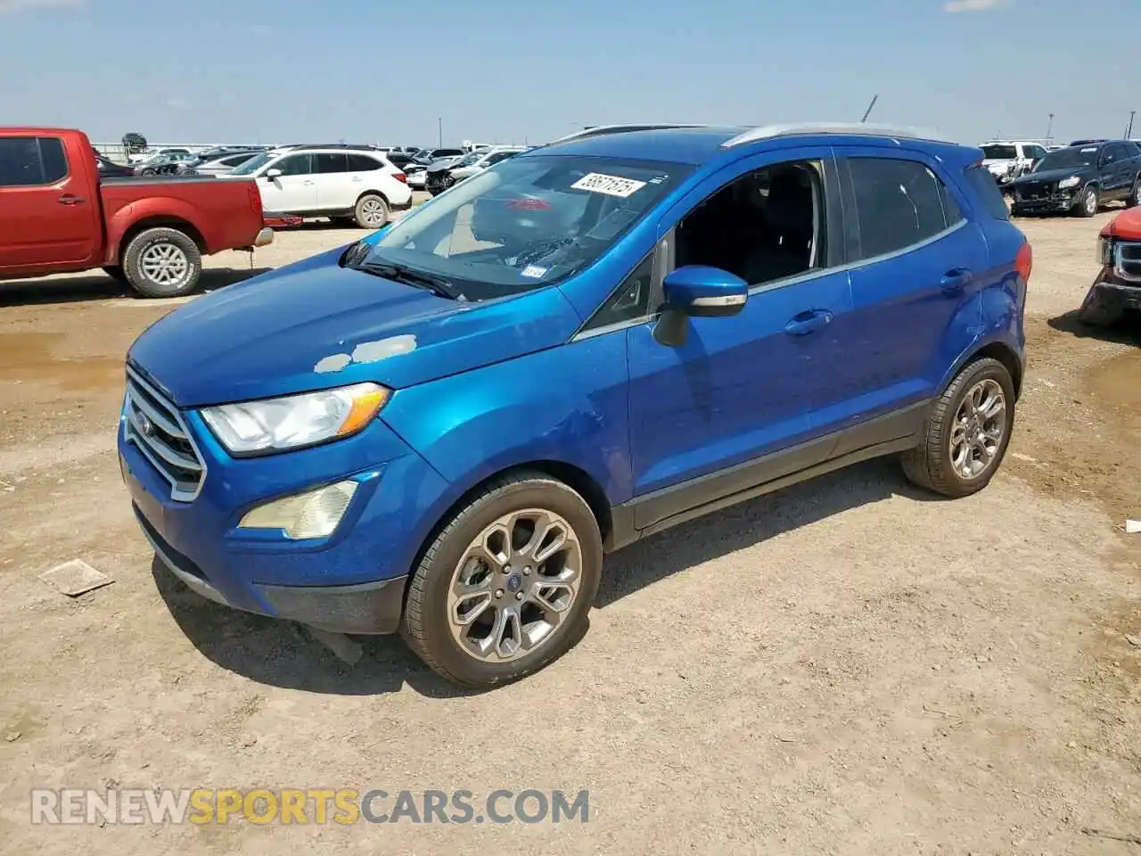 1 fotografías del automóvil dañado MAJ3S2KEXMC411928 FORD ECOSPORT 2021