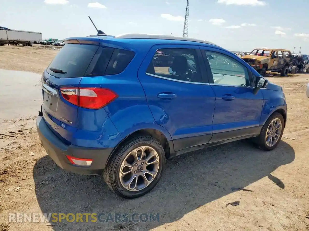 3 fotografías del automóvil dañado MAJ3S2KEXMC411928 FORD ECOSPORT 2021