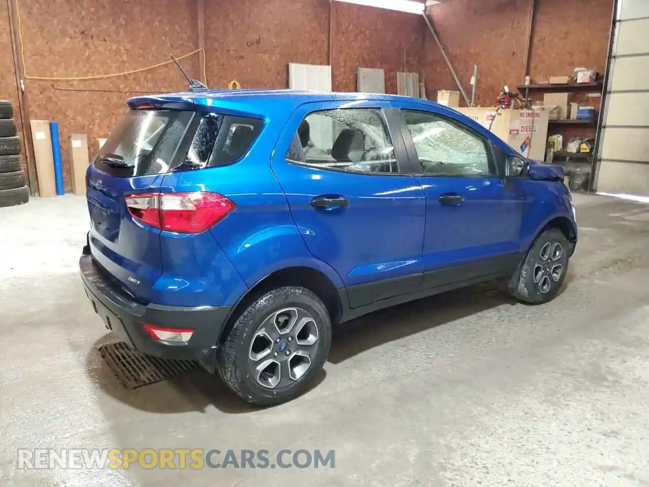 3 fotografías del automóvil dañado MAJ6S3FL2MC448564 FORD ECOSPORT 2021