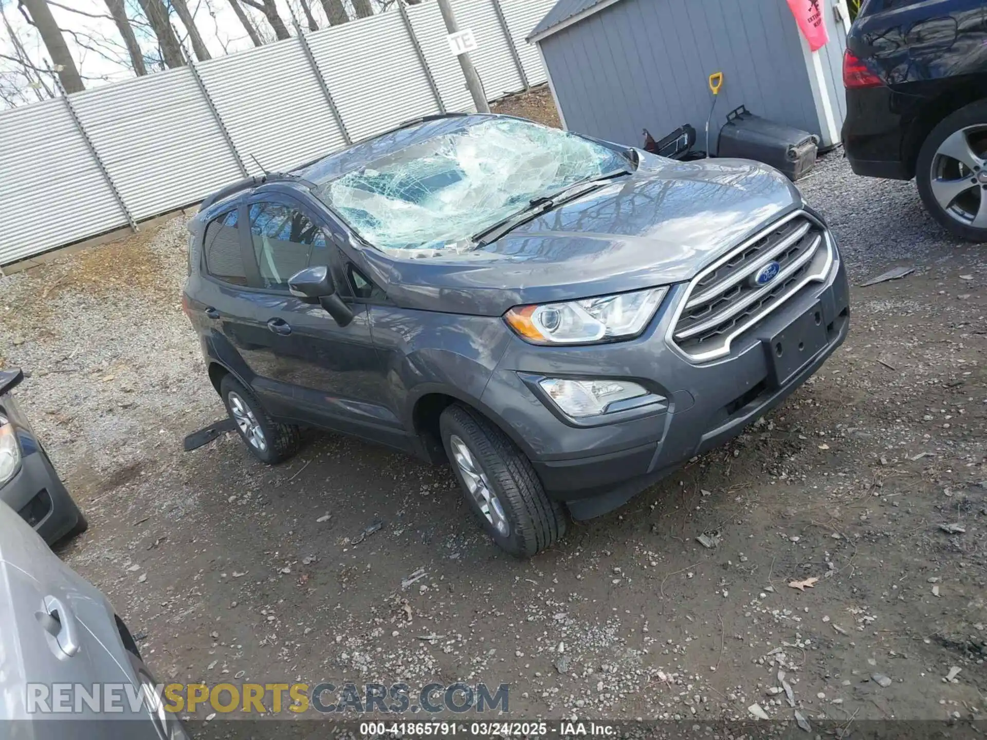 1 fotografías del automóvil dañado MAJ6S3GL0MC404528 FORD ECOSPORT 2021