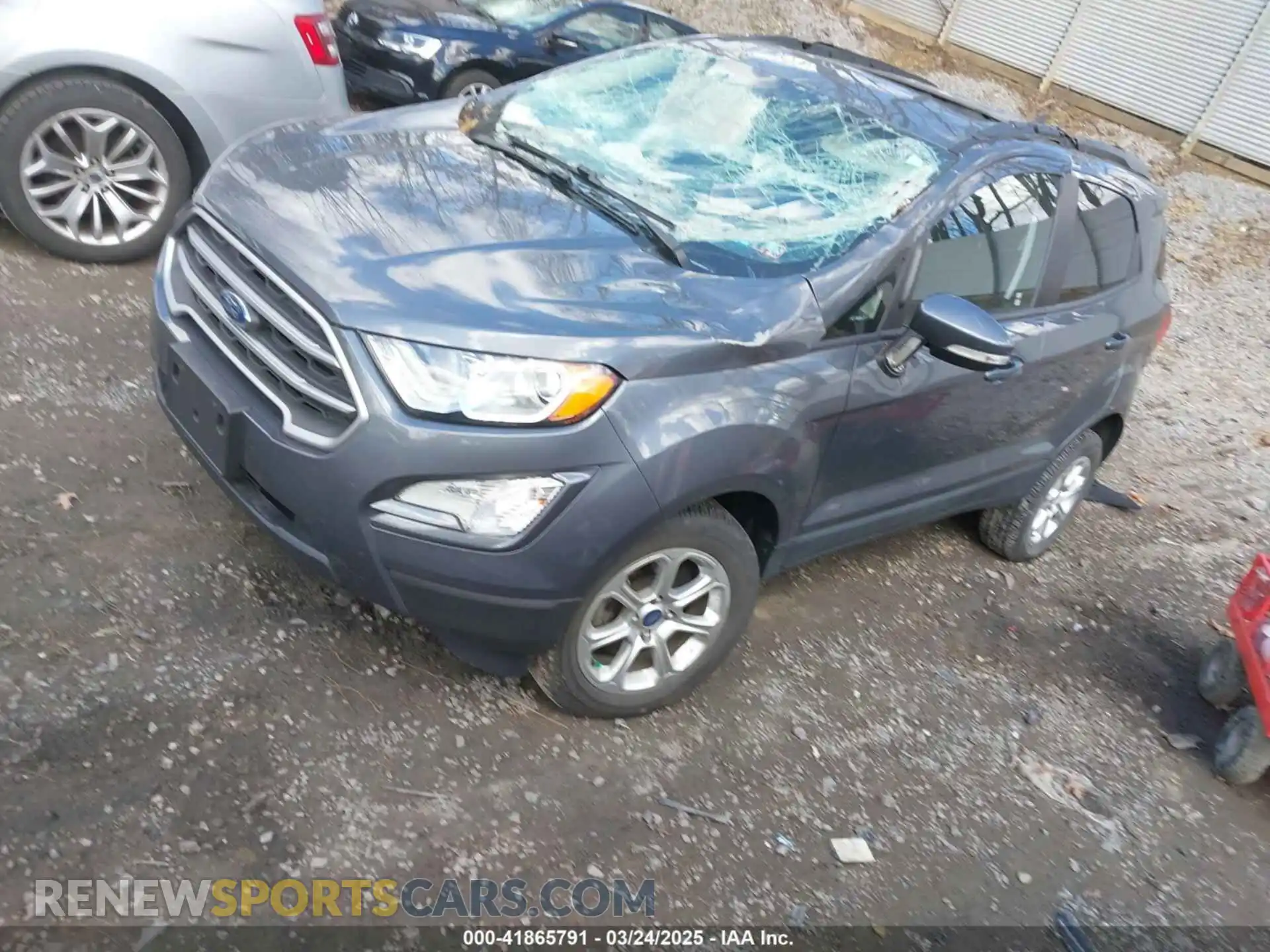 2 fotografías del automóvil dañado MAJ6S3GL0MC404528 FORD ECOSPORT 2021