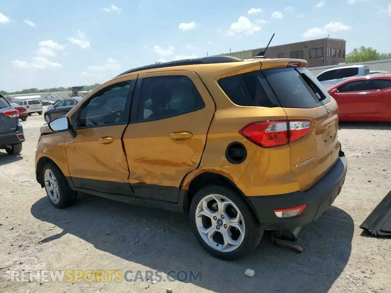 2 fotografías del automóvil dañado MAJ6S3GL0MC409132 FORD ECOSPORT 2021