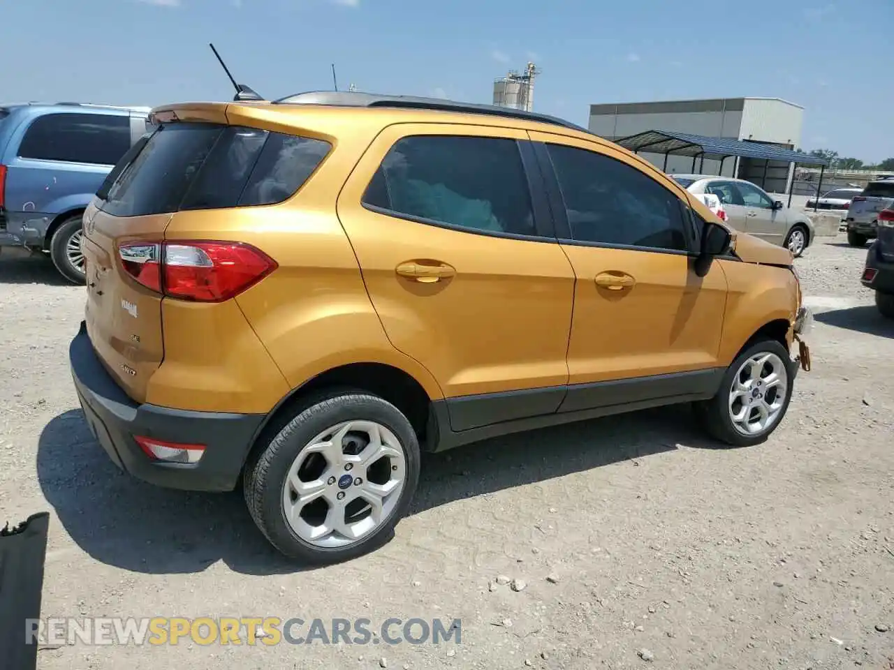 3 fotografías del automóvil dañado MAJ6S3GL0MC409132 FORD ECOSPORT 2021