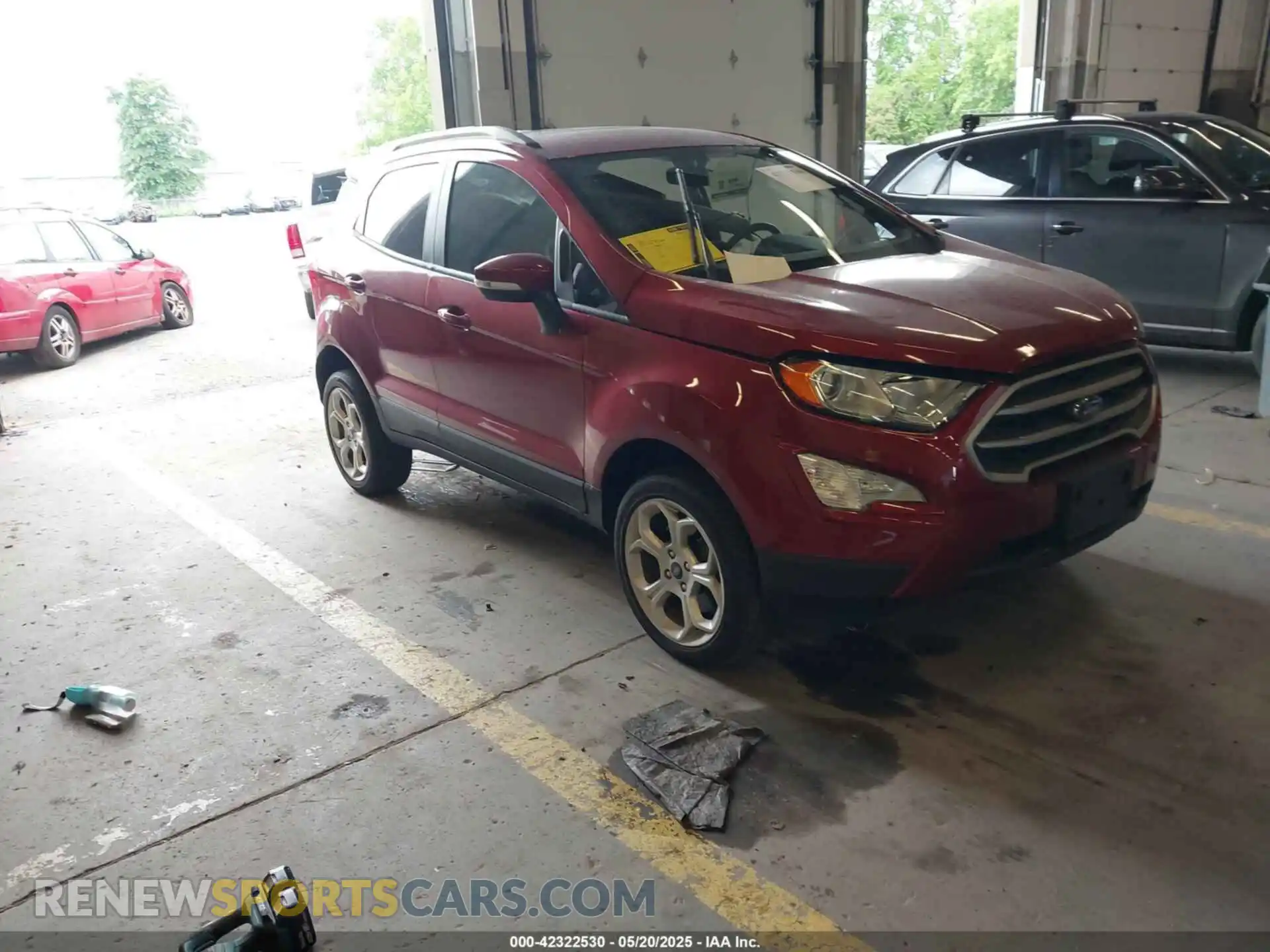 1 fotografías del automóvil dañado MAJ6S3GL0MC410684 FORD ECOSPORT 2021