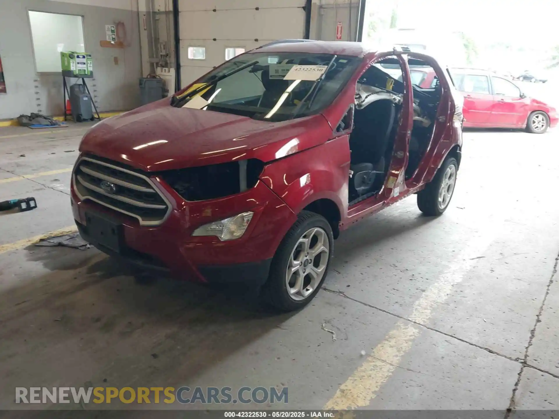 2 fotografías del automóvil dañado MAJ6S3GL0MC410684 FORD ECOSPORT 2021