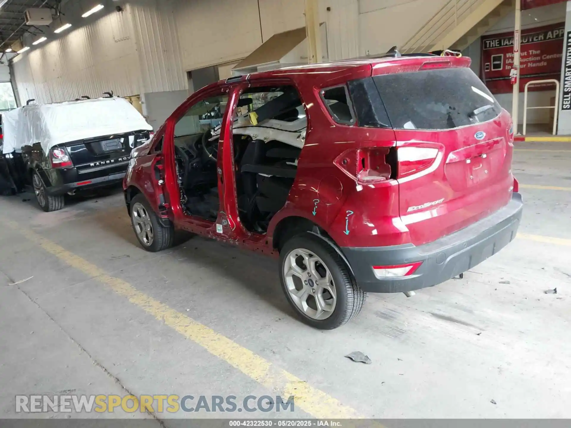 3 fotografías del automóvil dañado MAJ6S3GL0MC410684 FORD ECOSPORT 2021