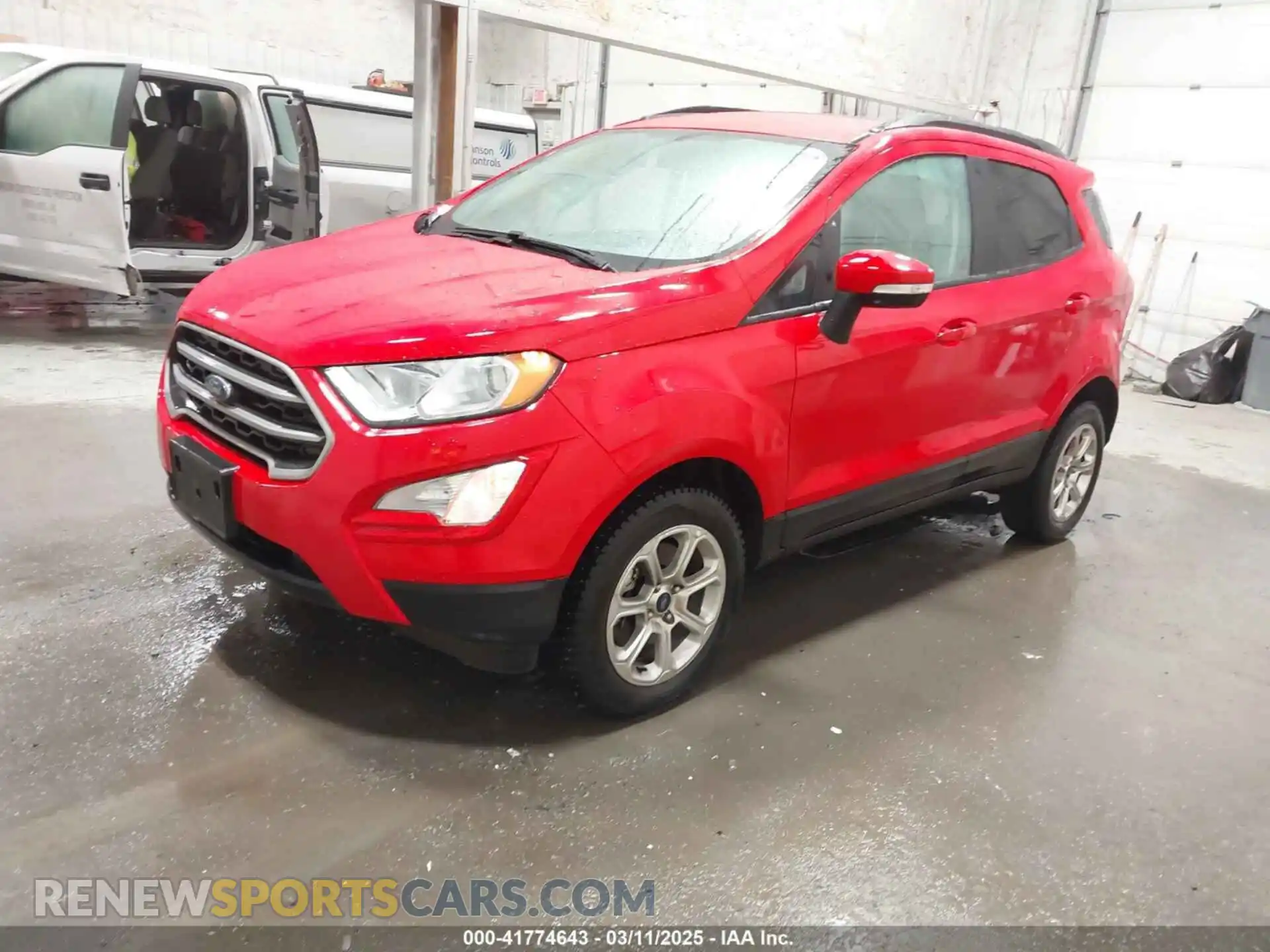 2 fotografías del automóvil dañado MAJ6S3GL1MC442138 FORD ECOSPORT 2021